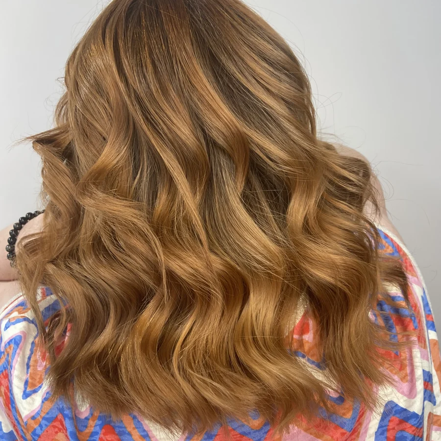 Résultat d’un balayage lumineux réalisé au salon Lucia Rizzo